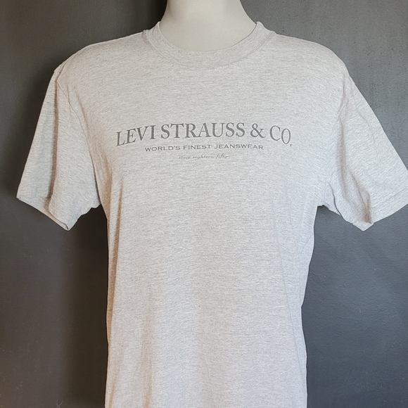 Grey Levi Strauss Tee - Picture 1 of 3